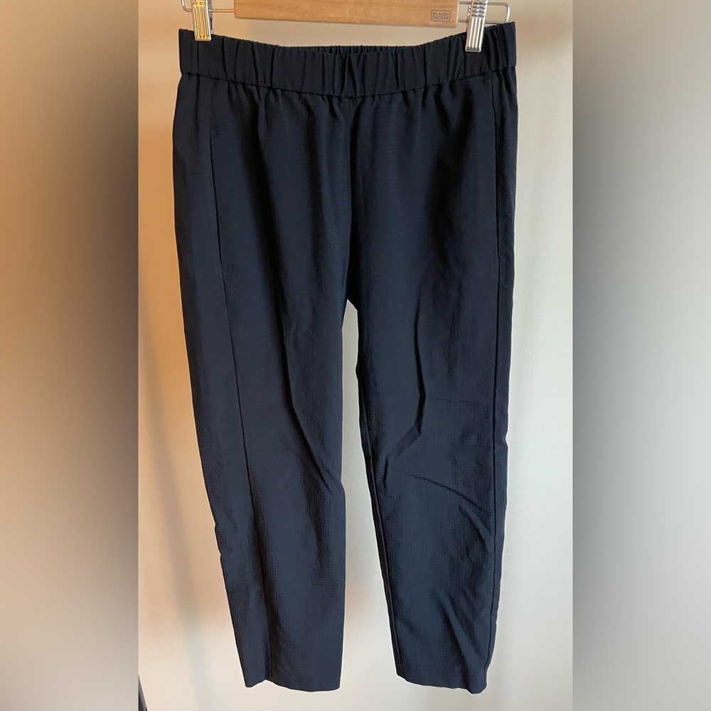 Theory 100% Virgin Wool Cropped Navy Pants S